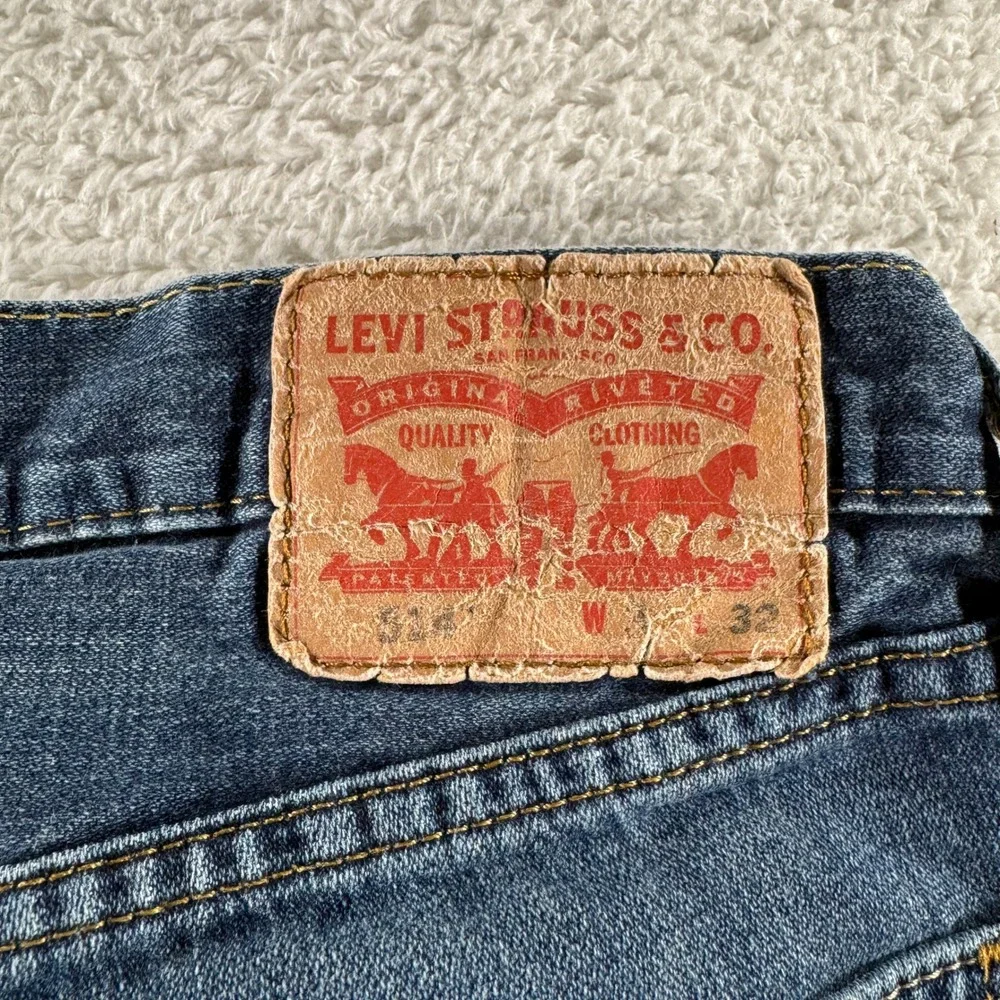 Y2K Levi's Jeans Mens 34x32 Blue Straight Fit Medium Wash Denim Pants Stretch‎